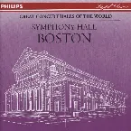 Pochette Great Concert Halls of the World: Symphony Hall, Boston