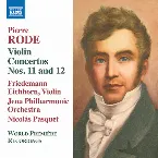 Pochette Pierre Rode Violin Concertos Nos. 11 and 12