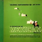 Pochette A Program of Mexican Music