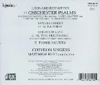 Pochette Bernstein: Chichester Psalms / Copland: In the beginning and Three Motets / Barber: Agnus Dei
