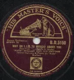 Pochette Why Do I Lie to Myself About You / La-De-De La-De-Da