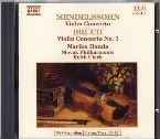 Pochette Mendelssohn: Violin Concerto / Bruch: Violin Concerto no. 1