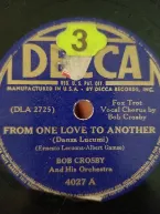 Pochette From One Love to Another (Danza Lucumi) / I'm Trusting in You
