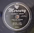 Pochette I May Be Wrong / Stay as Sweet as You Are
