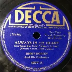 Pochette Always in My Heart / Last Night I Said a Prayer