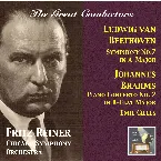 Pochette Beethoven: Symphony no. 7 in A major / Brahms: Piano Concerto no. 2 in B-flat major
