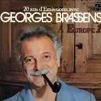 Pochette 20 ans d'émissions avec Georges Brassens à Europe 1