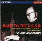 Pochette Beethoven: Piano Sonatas Nos. 30-31 - Afanassiev: Poems