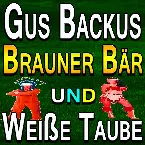 Pochette Brauner Bär und weiße Taube