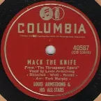 Pochette Mack the Knife / Back o' Town Blues