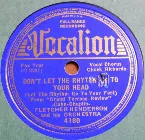Pochette Don't Let the Rhythm Go to Your Head / Moten Stomp