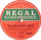 Pochette The Dying Soldier’s Prayer / I’ll Be Back Never Fear
