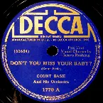 Pochette Don’t You Miss Your Baby? / Topsy