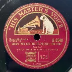 Pochette Won't You Get Off It, Please / Christmas Night in Harlem