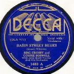 Pochette Basin Street Blues / Bob White (Whatcha Gonna Swing Tonight?)
