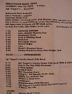Pochette 2008-06-28: Sgt. Pepper’s … Revisited, Hollywood Bowl, Los Angeles, CA, USA