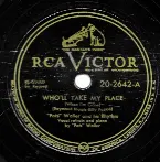 Pochette Who'll Take My Place (When I'm Gone) / Don't You Know or Don't You Care?