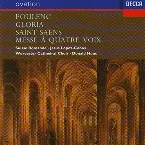 Pochette Poulenc - Gloria; Saint-Saëns - Messe à Quatre Voix, op. 4