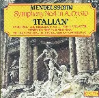 Pochette Symphony no. 4 in A, op. 90 "Italian"