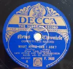 Pochette What More Can I Ask / Can't We Meet Again