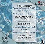 Pochette Schubert: Piano Quintet in A, D667 "The Trout" / Mozart: Clarinet Quintet in A, KV581