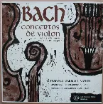 Pochette Concertos de Violon N°1 en la Mineur & N°2 en Mi Majeur