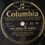 Pochette Fado Eugénia da Câmara / Fado Hilario