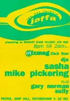 Pochette DJ Sasha @ Pacha, Rotherham, 4th May 92 (Mixmag Club Tour)