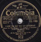 Pochette I Love You the Way You Say Goodnight / Lullaby of Broadway