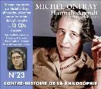 Pochette Contre-histoire de la philosophie, Volume 23 : Hannah Arendt, la pensée post-nazie (1)