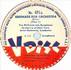 Pochette Serenade for Orchestra