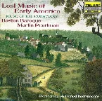 Pochette Lost Music of Early America: Music of the Moravians