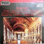 Pochette Piano Concerto no. 26 “Coronation” / Sonata for 2 Pianos / Fugue for 2 Pianos