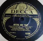 Pochette Where Are You? / Trust in Me