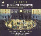 Pochette Les Quatre Ouvertures, Suites pour Orchestre, BWV 1066–1069