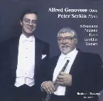 Pochette Alfred Genovese Oboe Peter Serkin Piano play Schumann, Poulenc, Ibert, Loeffler, Mozart