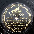 Pochette I Know That You Know / If I Could Be With You (One Hour Tonight)