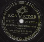 Pochette Behind Those Swinging Doors / The Sheik of Araby