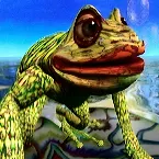 Pochette Kiss That Frog (Funky Frog)