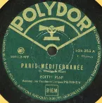 Pochette Paris‐Méditerranée / Un jeune homme chantait