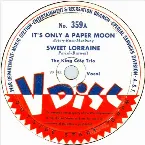Pochette It’s Only a Paper Moon / Sweet Lorraine / It’s a Sin to Tell a Lie / Oh Frenchy