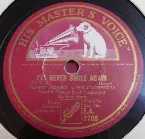 Pochette I'll Never Smile Again / From Alpha to Omega