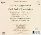 Pochette Third Book of Lamentations