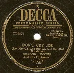 Pochette Don't Cry Joe / Perhaps, Perhaps, Perhaps