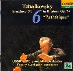 Pochette Symphony no. 6 in B minor, op. 74 “Pathétique”