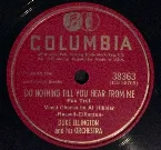 Pochette Do Nothing Till You Hear From Me / Sultry Serenade