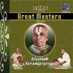 Pochette Great Masters - Ariyakudi Ramanuja Iyengar