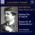 Pochette Beethoven Piano Works, Vol. 8: Piano Sonatas nos. 27 & 28 / Sonata no. 29 "Hammerklavier"