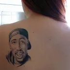 Pochette Tupac Tattoo