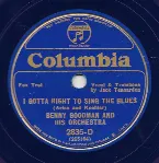 Pochette I Gotta Right to Sing the Blues / Ain't-Cha! Glad?
